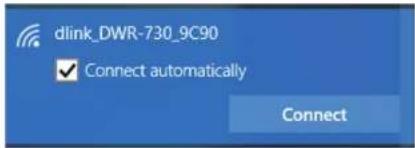 dlink_DWR-730_9C90 Connect automatically Connect
