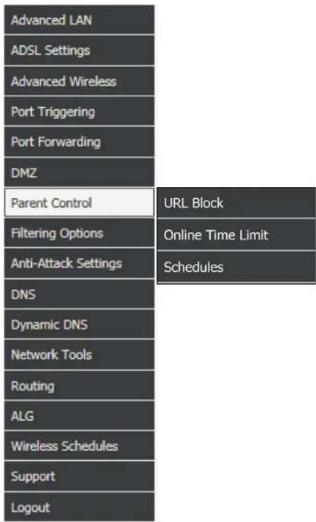 D-LINK DSL-2745 - TABLEAU DE LA DMZ ACTUELLE - 2
