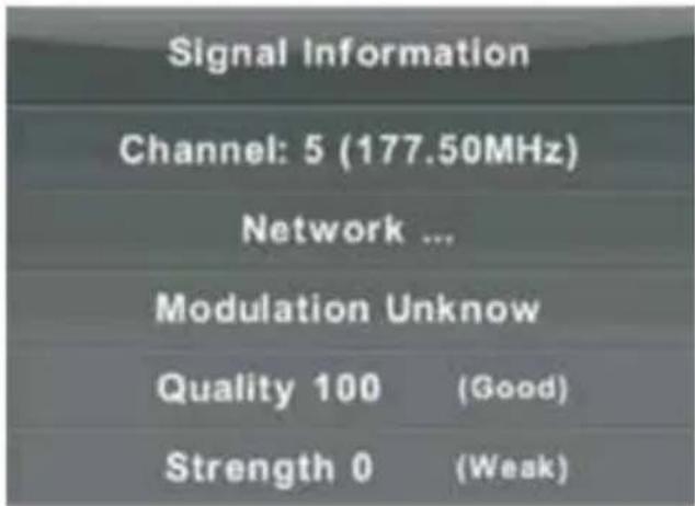 RCA RD24H1 - Information du signal - 1