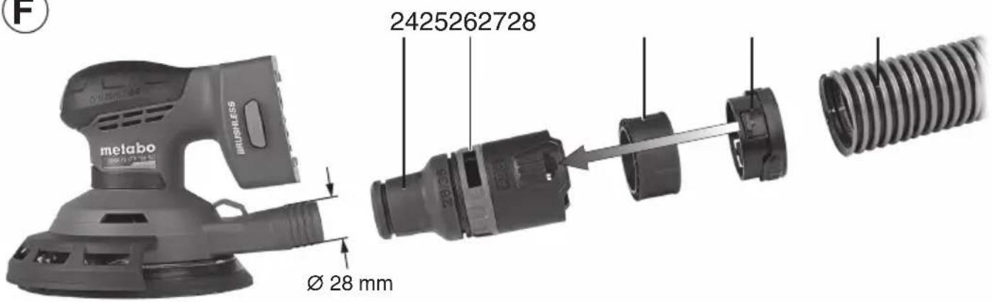 METABO SM 18 LTX BL - PowerMaxx SMA 12 BL - 3
