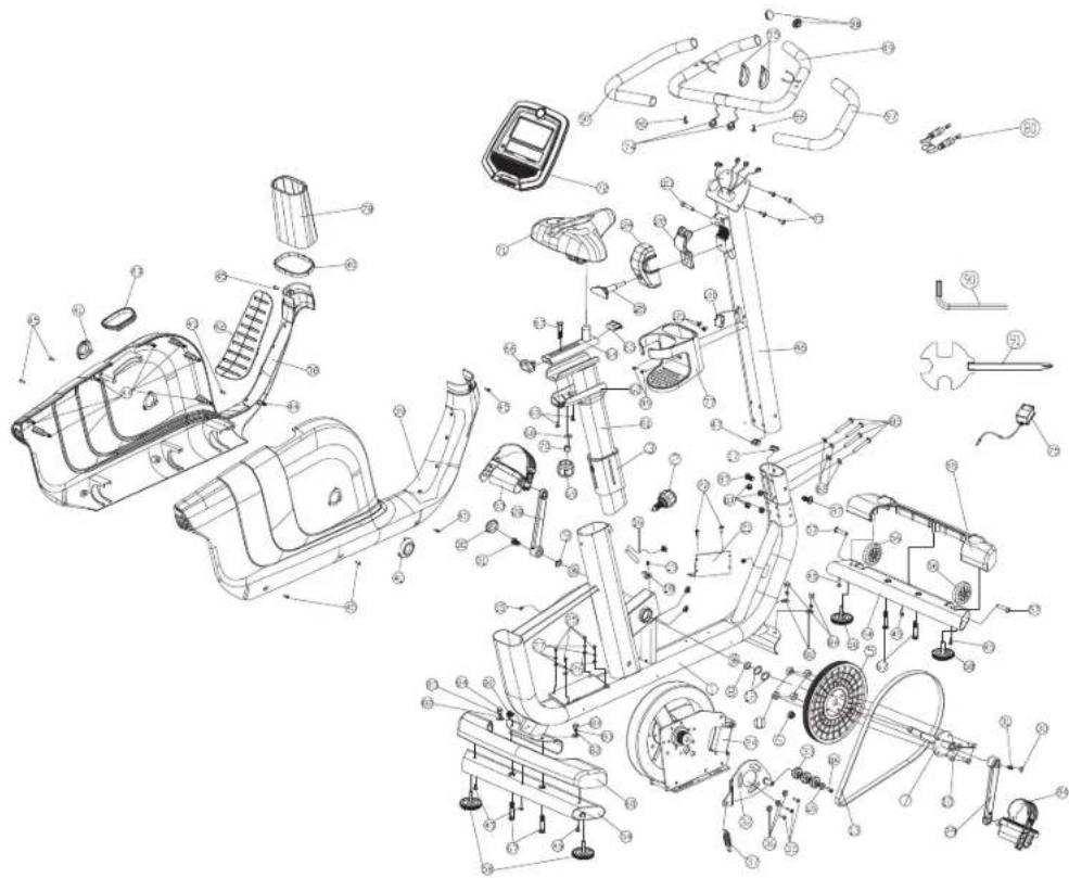 Horizon Comfort 4.0 - COMFORT 4.0 / 8.1 EXPLODED VIEW - 1