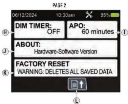 Klein Tools VDV501-770 - SETTINGS - 2