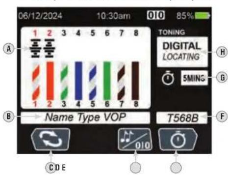 Klein Tools VDV501-770 - DIGITALE TONORTUNG AUF INSTALLIERTEM RJ45/RJ11/RJ12 (ABB. 5) - 1