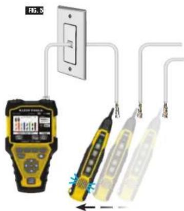 Klein Tools VDV501-770 - DIGITAL TONE TRACING ON INSTALLED RJ45/RJ11/RJ12 (FIG. 5) - 2