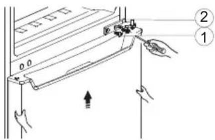 Exquisit KGC232-60-010CB - Reversing the door - 3