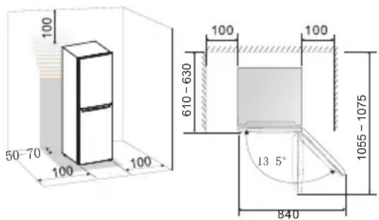 Exquisit KGC232-60-010CB - Ventilatie van het apparaat - 2