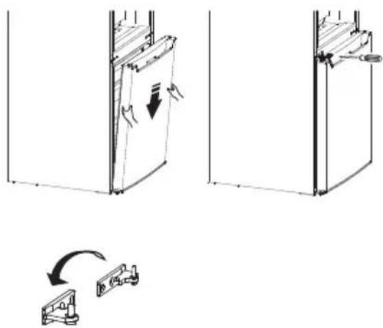 Exquisit KGC232-60-010CB - Reversing the door - 9