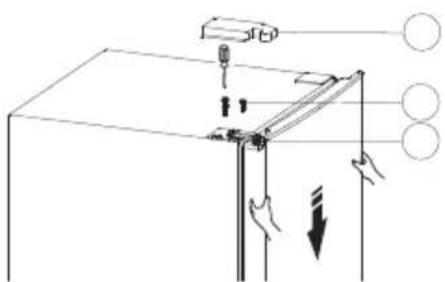 Exquisit KGC232-60-010CB - Het omkeren de deur - 12
