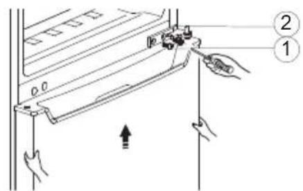 Exquisit KGC232-60-010CB - Het omkeren de deur - 3