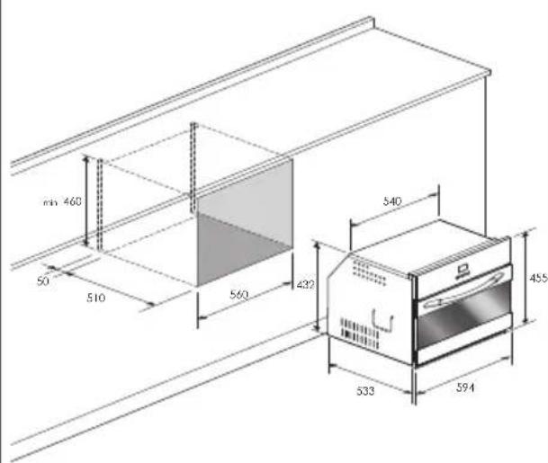 NODOR NorChef SO 4600 MB - Encastre do forno - 2