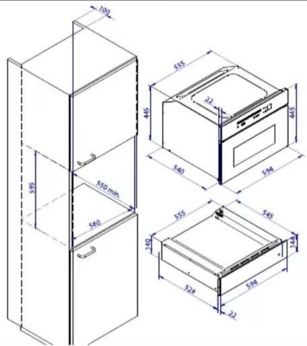 NODOR NorChef SO 4600 MB - Encastre do forno - 3