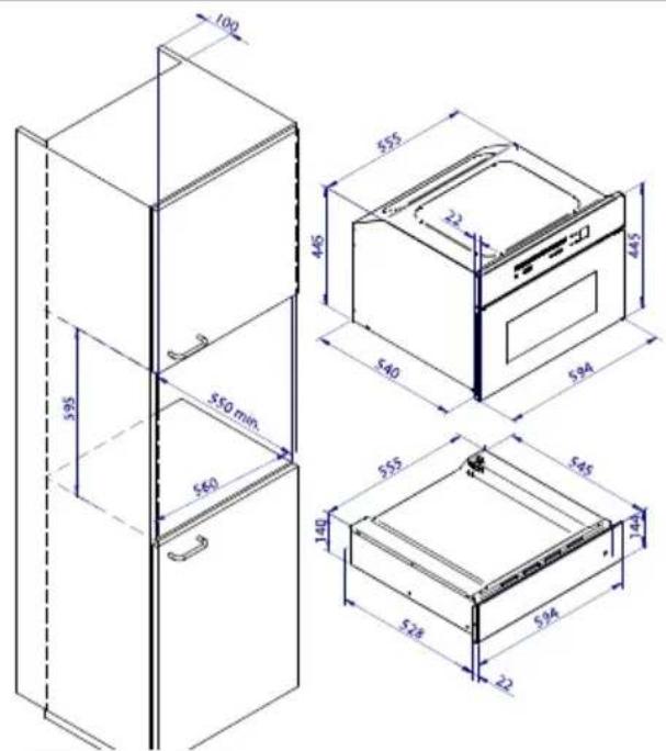 NODOR NorChef SO 4600 MB - Ofen einbauen - 3