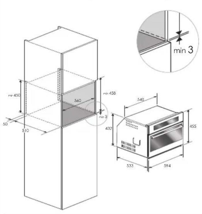 NODOR NorChef SO 4600 MB - Ofen einbauen - 1