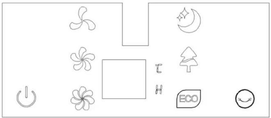 Clean Air Optima CA-406W - Display panel - 1
