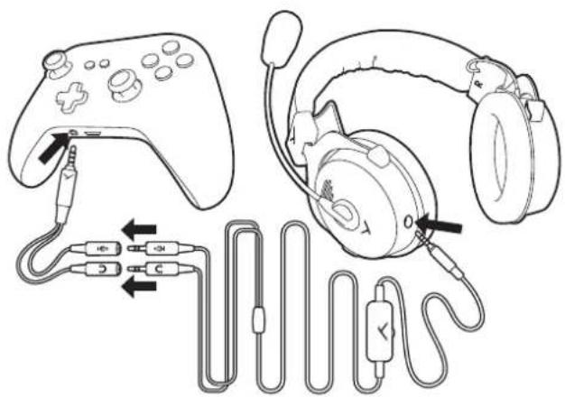 BEYERDYNAMIC MMX 330 PRO - How to connect the headset to a game console - 1