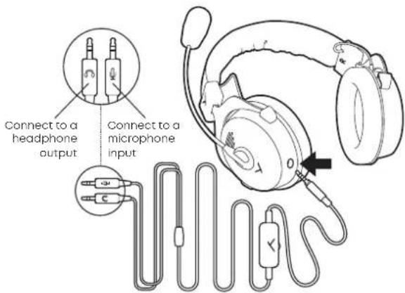 BEYERDYNAMIC MMX 330 PRO - How to connect the headset to a PC - 1