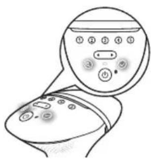 PHILIPS Lumea 9900 Series BRI951 - Selecting the light intensity - 1