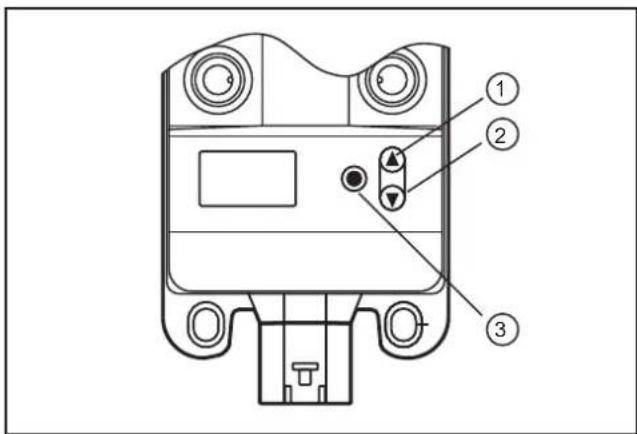 IFM CR2040 - Eléments de service et d'indication - 2