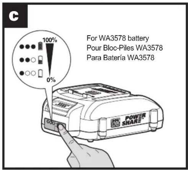 WORX WG545.7 - WALL MOUNT BRACKET\* (See Fig. G1) - 4