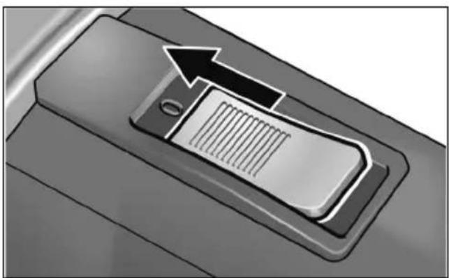 Flex H 1127 VE - Zapnutí a vypnutí elektrického nářadí - 1
