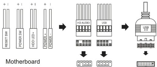 Mars Gaming MCN2 - I/O PANEL CABLE CONNECTION - 1