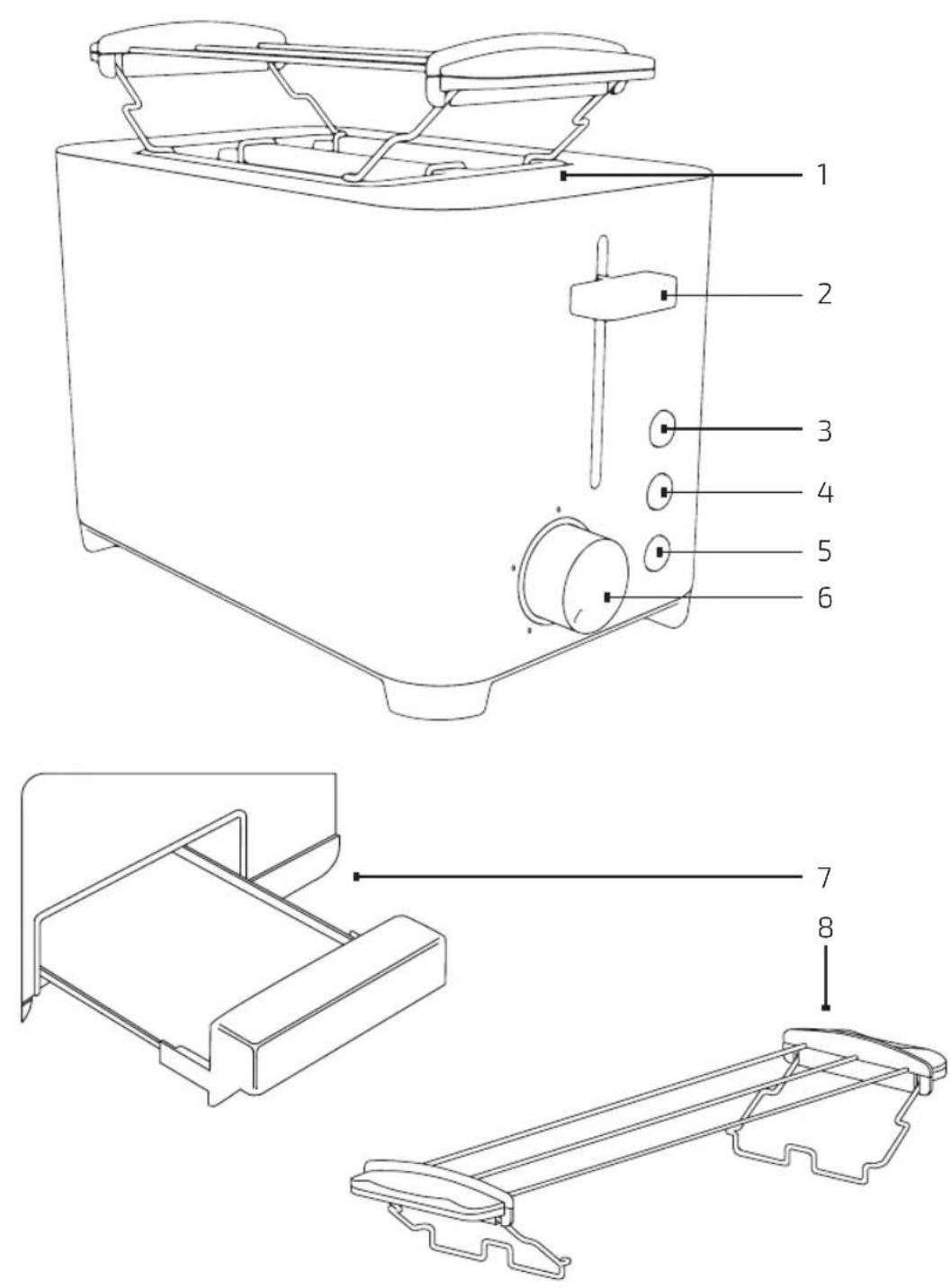 CECOTEC YummyToast Double - INHOUD - 1