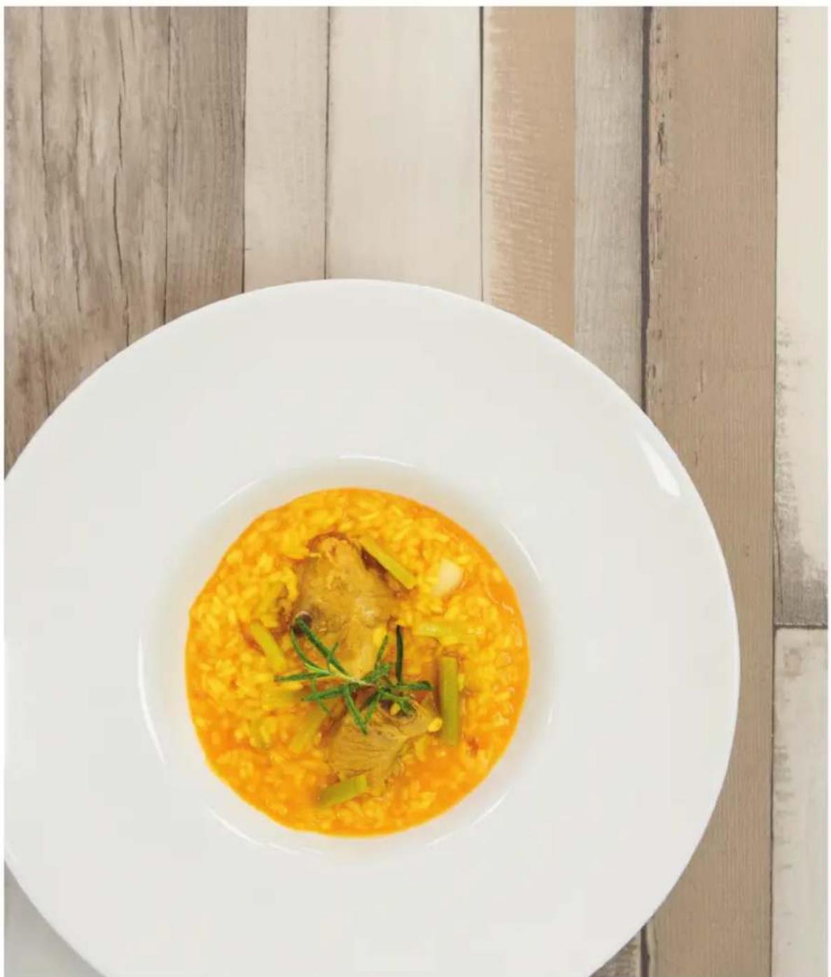 CECOTEC Olla GM Modelo H - — Arroz caldoso de pollo, judias y coliflor — - 1
