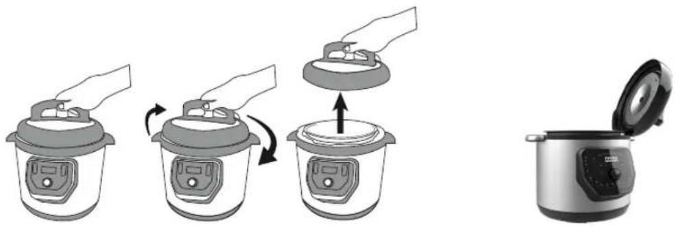CECOTEC Olla GM Modelo H - FORCEER HET DEKSEL NIET OM TE OPENEN - 1