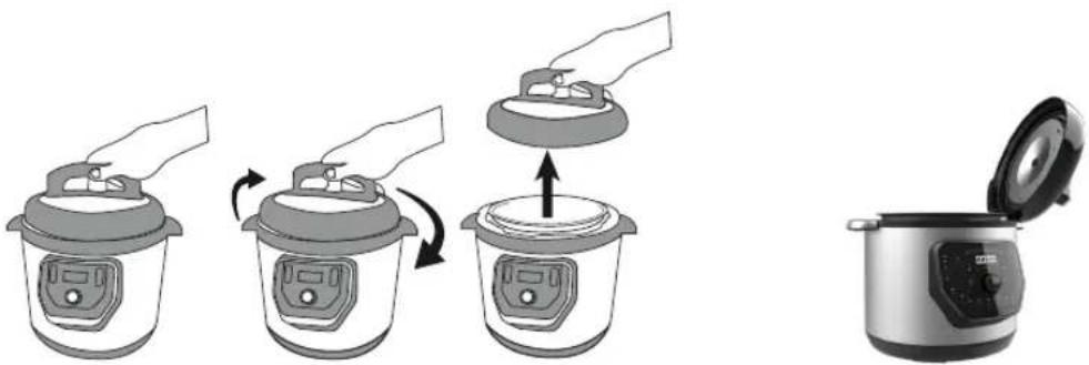 CECOTEC Olla GM Modelo H - 4.3.NO FORZAR LA TAPA AL ABRIR - 1