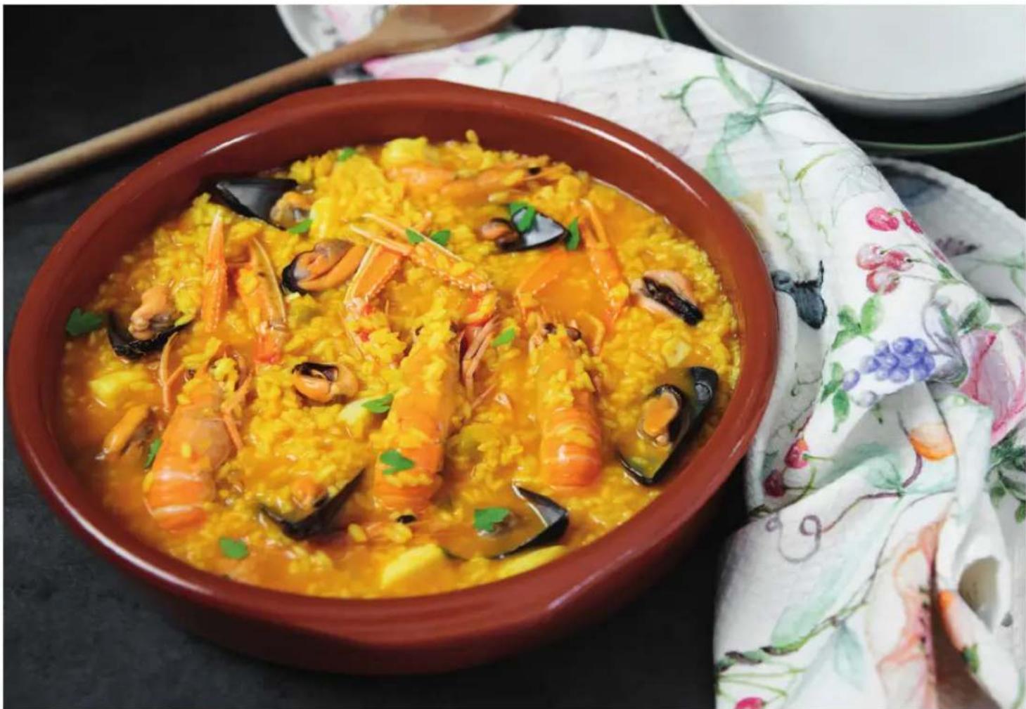 CECOTEC Olla GM Modelo H - Arroz caldoso con marisco - 1
