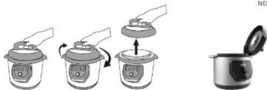 CECOTEC Olla GM Modelo H Deluxe - FORCEER HET DEKSEL NIET OM TE OPENEN - 1