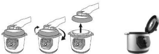 CECOTEC Olla GM Modelo H Deluxe - NE PAS FORCER LE COUVERCLE À L'OUVERTURE - 1
