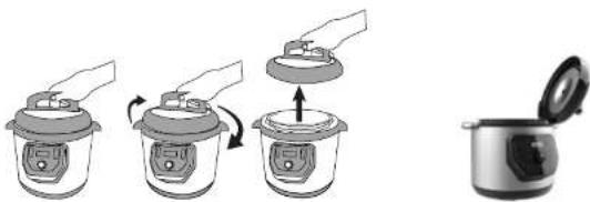 CECOTEC Olla GM Modelo H Deluxe - ÜBEN SIE KEINE GEWALT AUF DEM DECKEL BEIM ÖFFNEN - 1