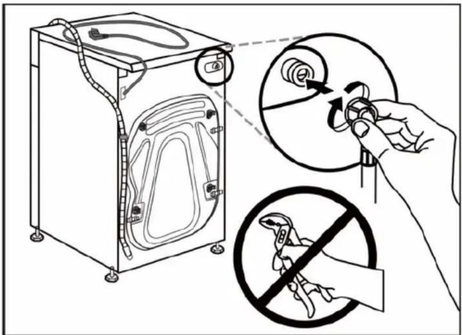 CECOTEC Bolero Wash&Dry 10680 Inverter B - INSTALACE PRODUKTU - 7
