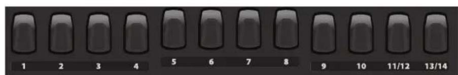 KORG Fisa Suprema - Sélection des registres 12 et 14 pendant l'utilisation du FISA SUPREMA C - 1