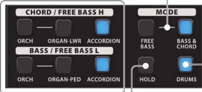 KORG Fisa Suprema - BASS & CHORD (main gauche) - 1
