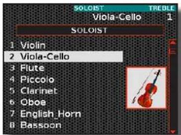 KORG Fisa Suprema - Utilisez les registres Treble si vous souhaitez écouter un autre son de soliste. - 1