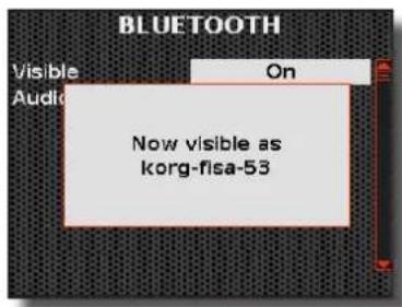 KORG Fisa Suprema - Activation des fonctions Bluetooth® du FISA SUPREMA - 2