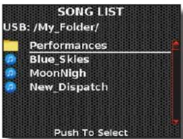 KORG Fisa Suprema - Sélectionner la chanson - 2