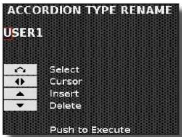 KORG Fisa Suprema - Renommage de votre type d'accordéon - 2