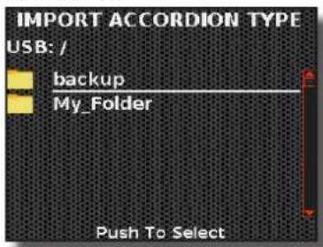 KORG Fisa Suprema - Importer son propre type d'accordéon dans une mémoire USB - 1