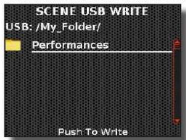 KORG Fisa Suprema - Enregistrement d'une scène dans une mémoire USB - 1
