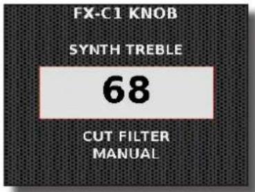 KORG Fisa Suprema - Utilisation des boutons FX-C1 et FX-C2 pour modifier le son - 1