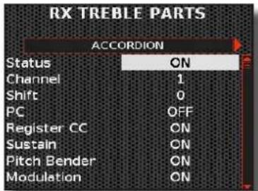 KORG Fisa Suprema - Choisissez le groupe de paramètres que vous souhaitez modifier à l'aide du bouton [DATA/ENTER]. - 1