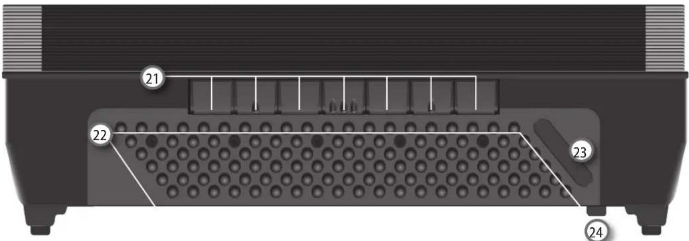 KORG Fisa Suprema - Panneau main gauche - 1