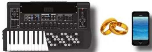 KORG Fisa Suprema - Connexion avec le dispositif mobile - 1
