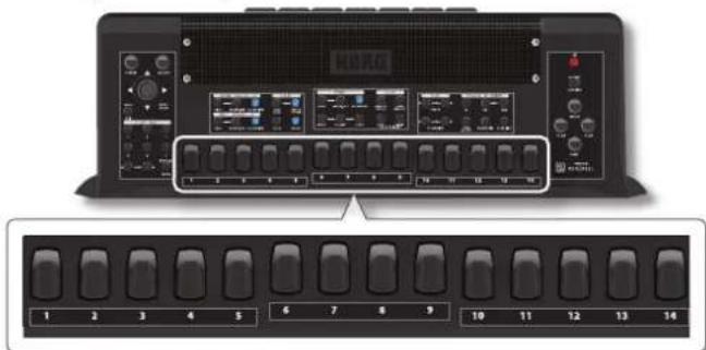 KORG Fisa Suprema - Sélection des registres avec FISA SUPREMA - 1