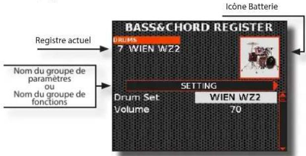 KORG Fisa Suprema - Modification des registres - 2