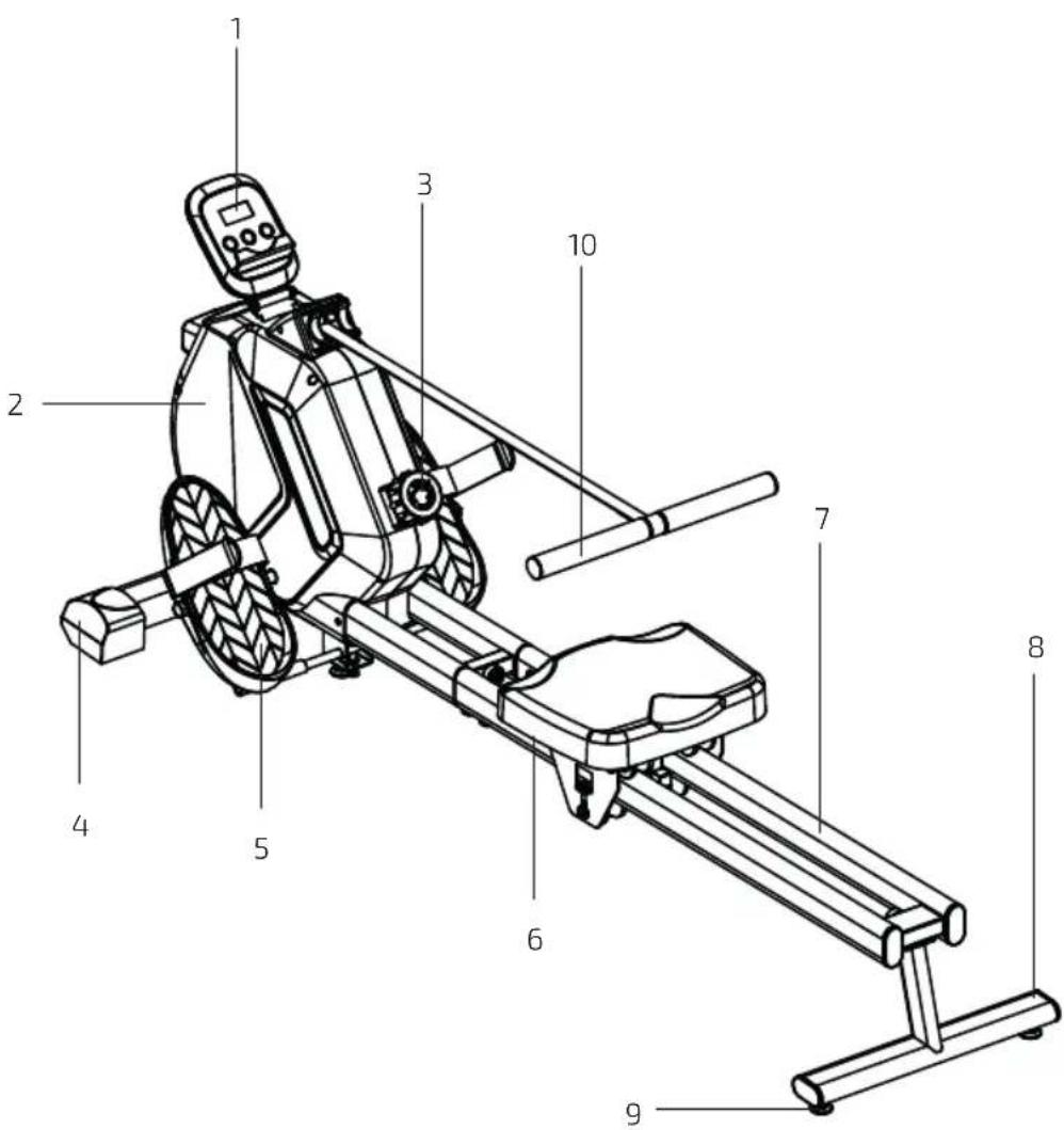 CECOTEC Drumfit Rower 5500 Regatta - COPYRIGHT - 1