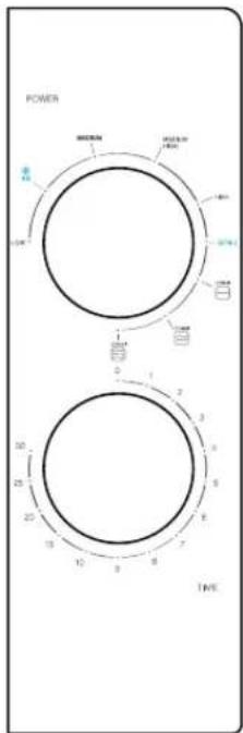 CECOTEC Microondas All Black - PANNEAU DE CONTROL - 1